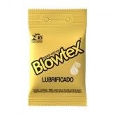 Preservativo Blowtex - Lubrificado - Embalagem com 03